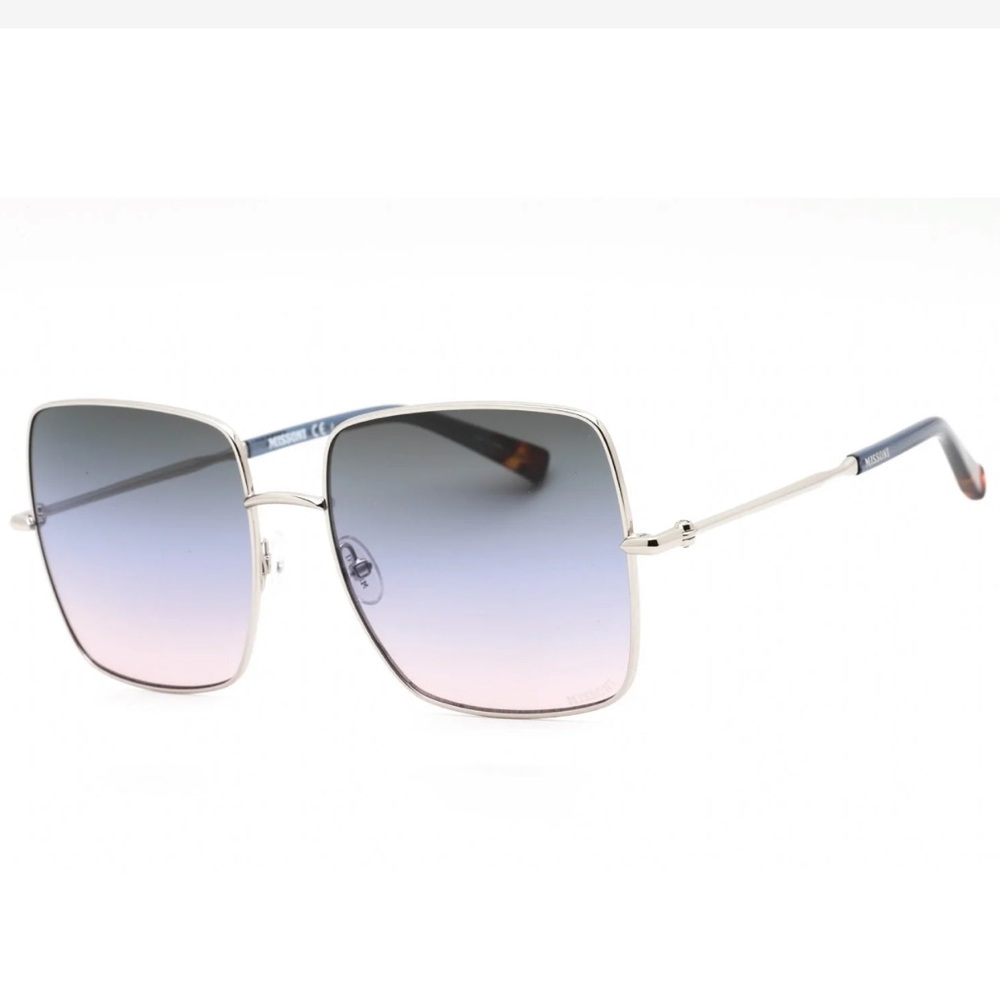 Missoni Gradient Blue and Silver Sunglasses